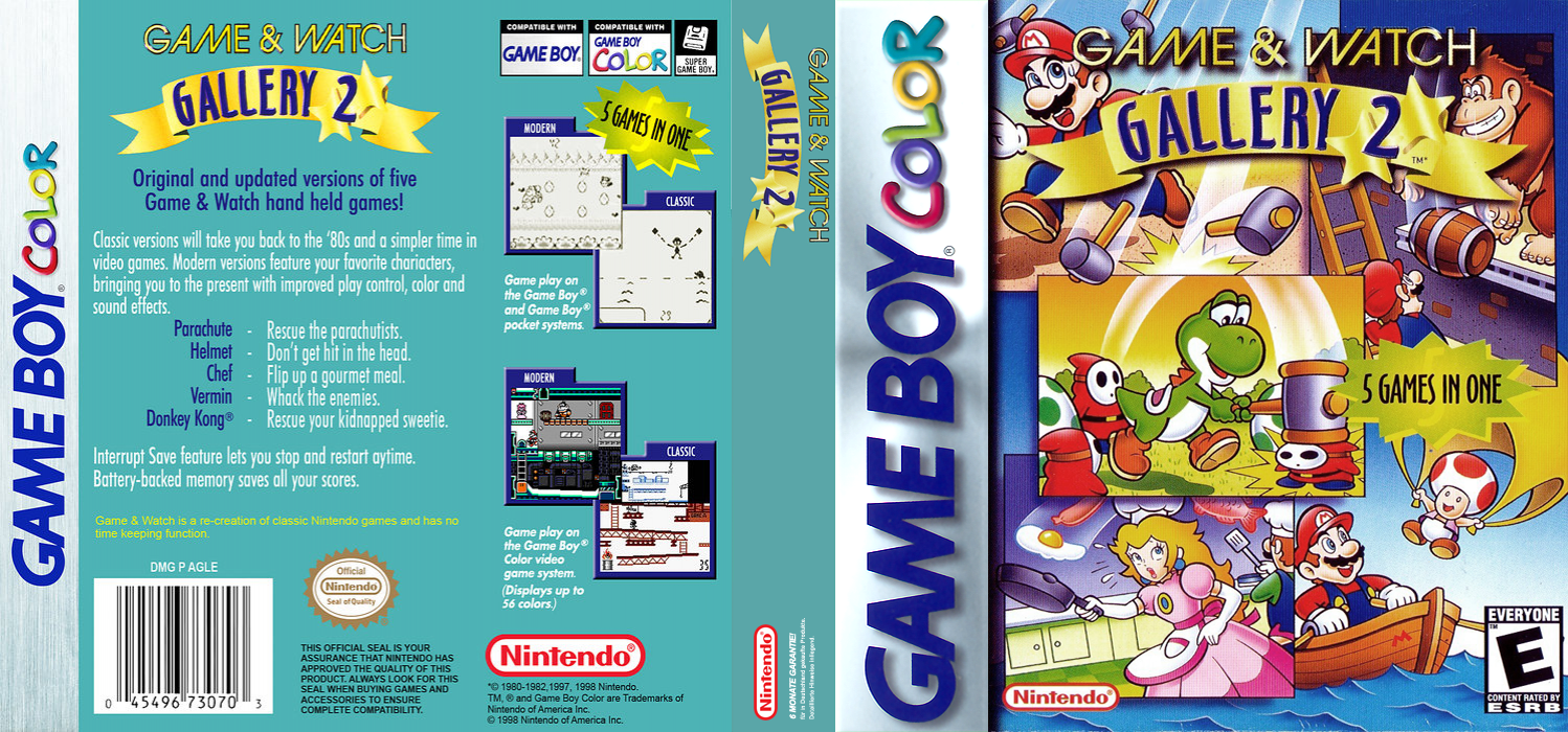 Game & Watch Gallery 2 — box-texture (US)