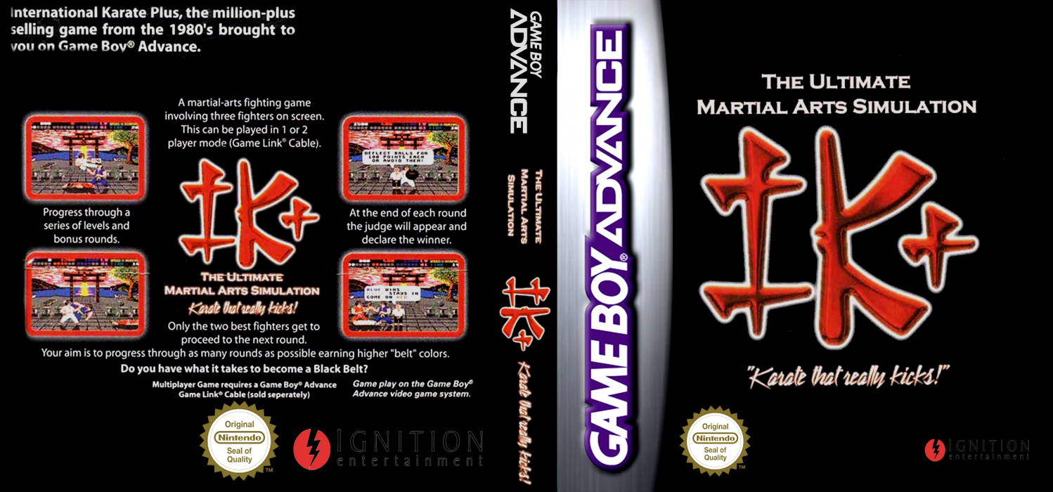 International Karate Plus — box-texture (EU)
