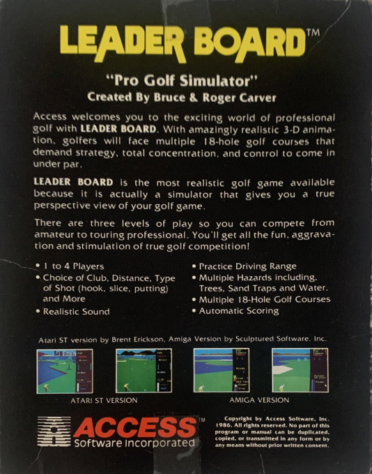 Leader Board — box-2D-back (US)