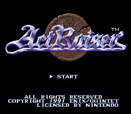 Actraiser — sstitle (WOR)