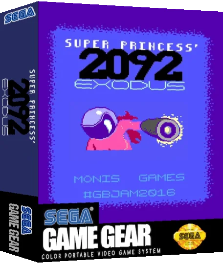 Super Princess' 2092 - Exodus — box-3D (WOR)