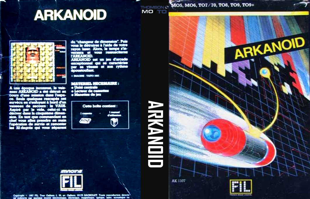 Arkanoid — box-texture (FR)