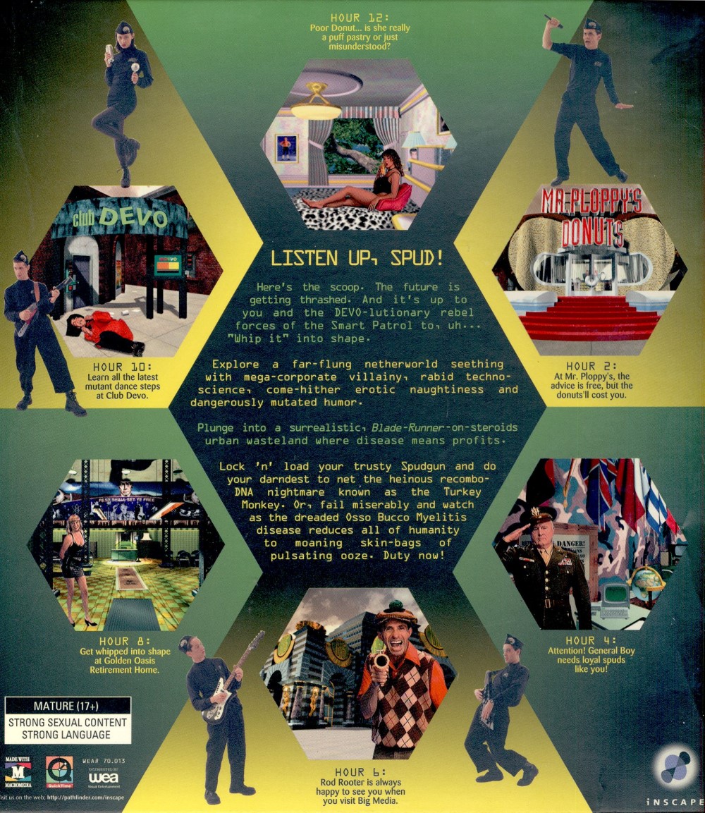Devo Presents: Adventures of the Smart Patrol — box-2D-back (US)