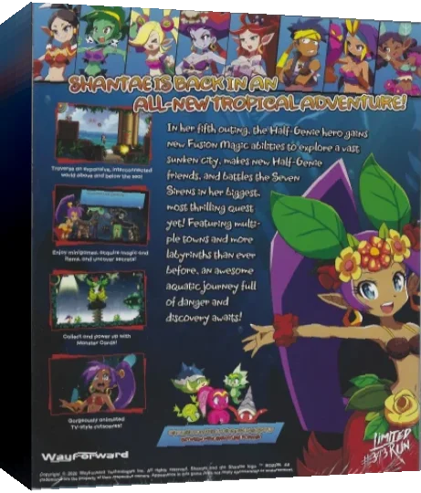 Shantae and the Seven Sirens: Collector's Edition — box-3D (WOR)