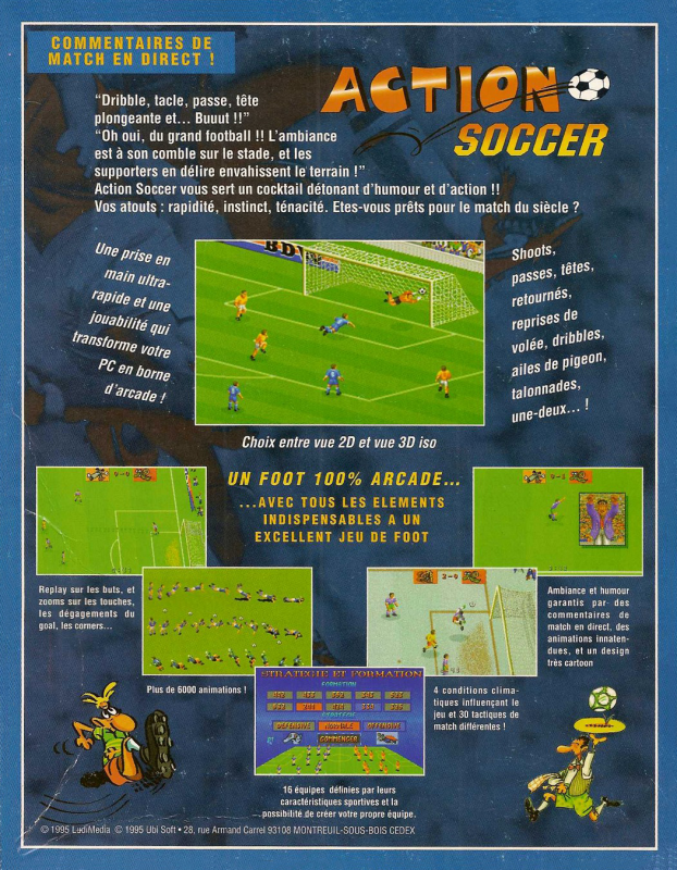 Action Soccer — box-2D-back (FR)