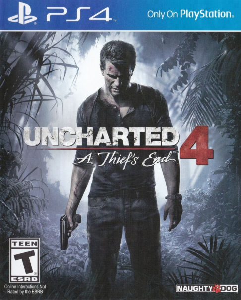 Uncharted 4 - A Thief's End box art
