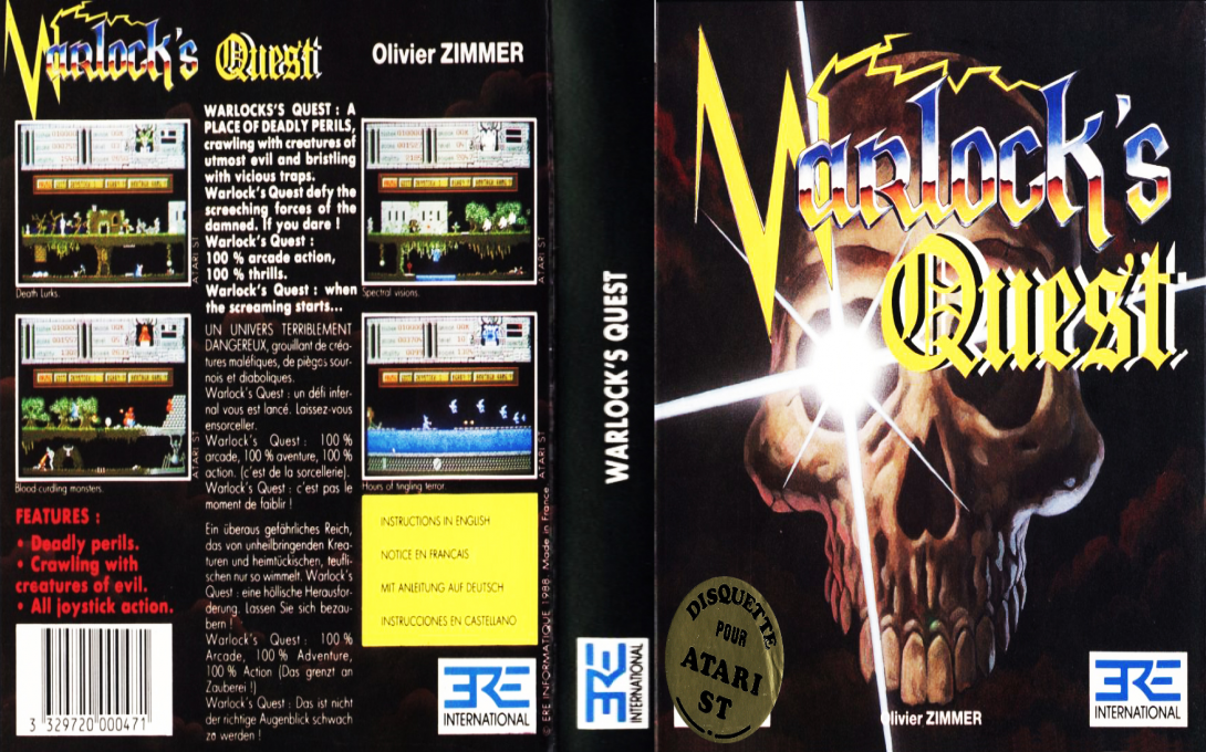 Warlock's Quest — box-texture (EU)