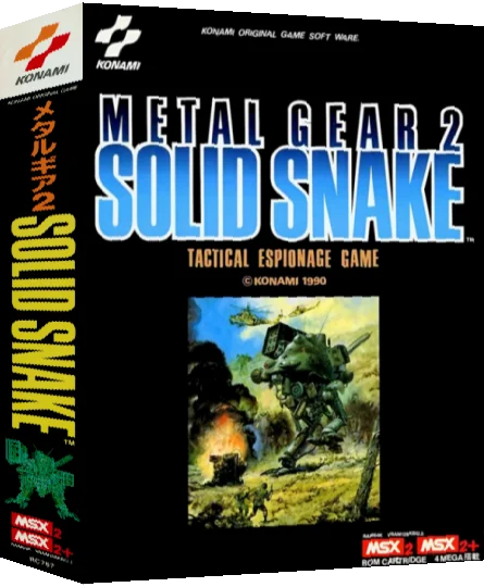 Metal Gear 2 - Solid Snake — box-3D (JP)