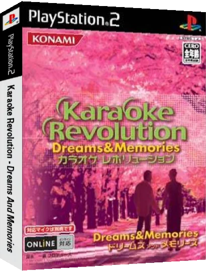 Karaoke Revolution - Dreams And Memories — box-3D (JP)