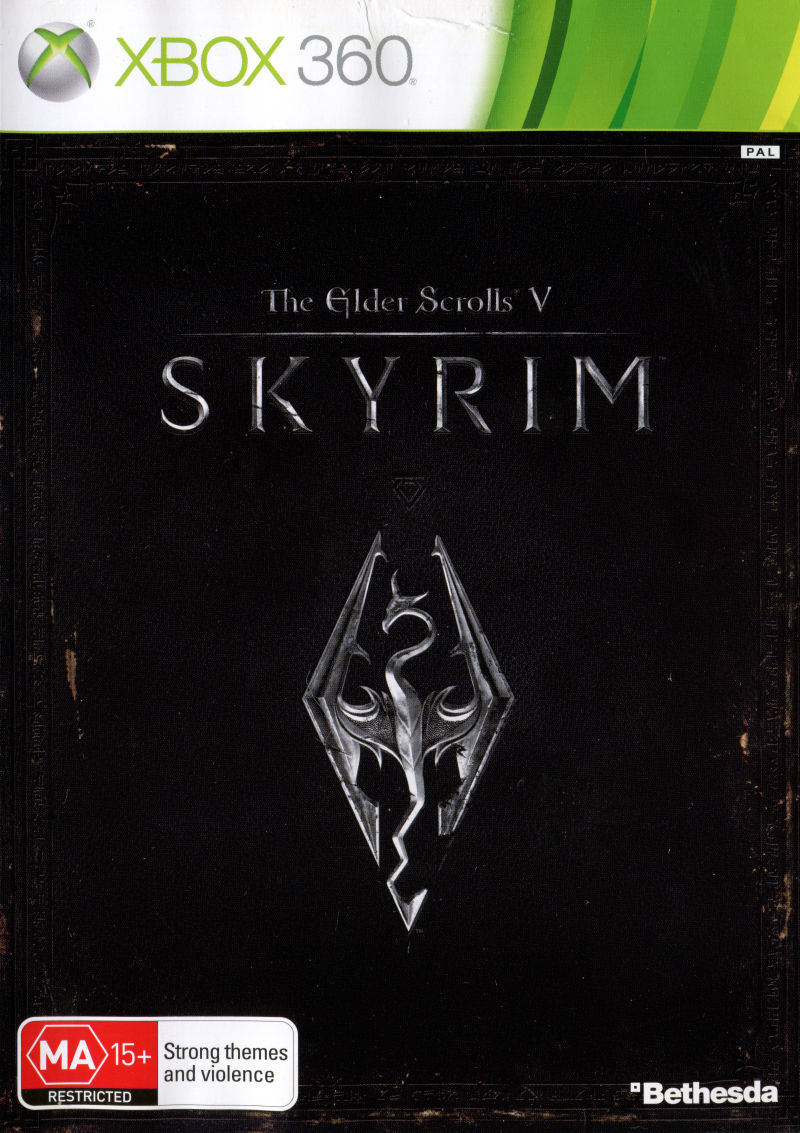 Elder Scrolls V, The - Skyrim — box-2D (AU)
