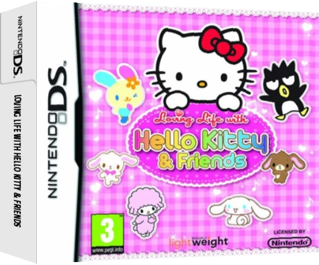 Loving Life with Hello Kitty & Friends — box-3D (EU)