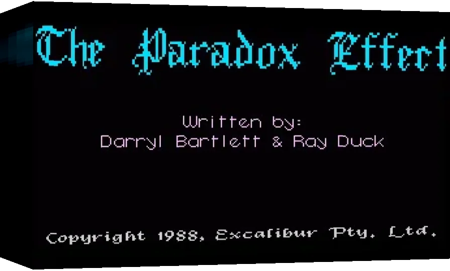 Paradox Effect, The — box-3D (WOR)