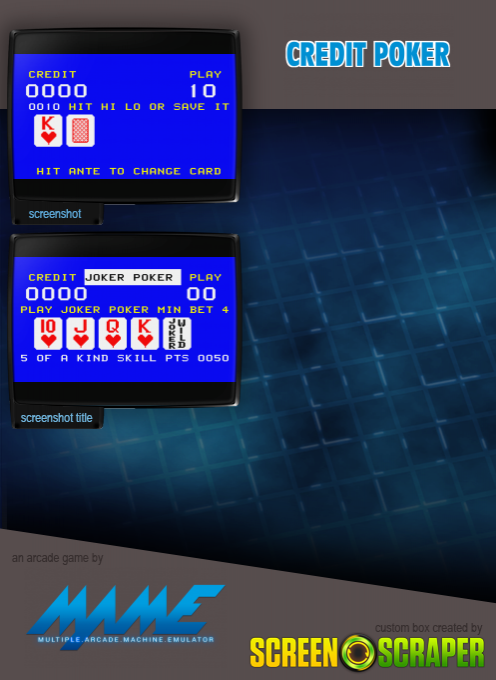 Credit Poker — box-2D-back (SS)