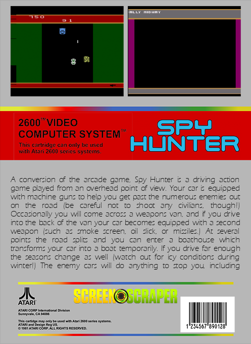 Spy Hunter — box-2D-back (SS)