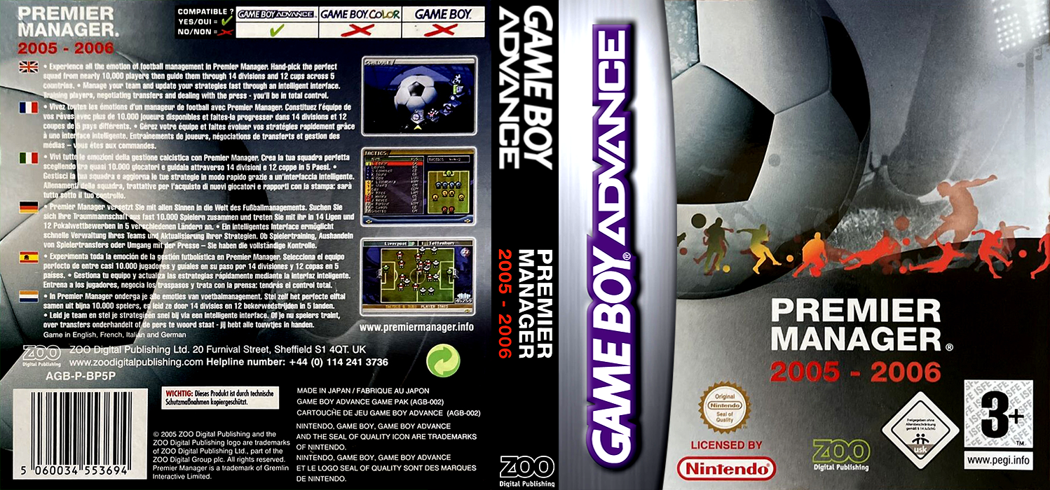 Premier Manager 2005-2006 — box-texture (EU)