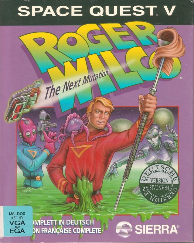 Space Quest 5 - The Next Mutation — box-2D (EU)