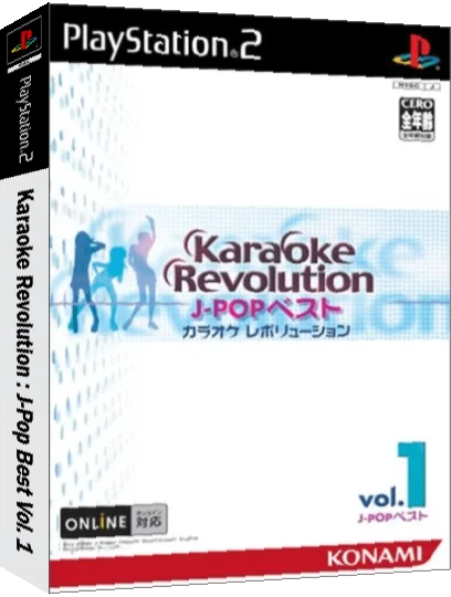 Karaoke Revolution - J-Pop Best Vol. 1 — box-3D (JP)
