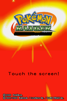 Pokemon Ranger - Shadows of Almia — sstitle (US)