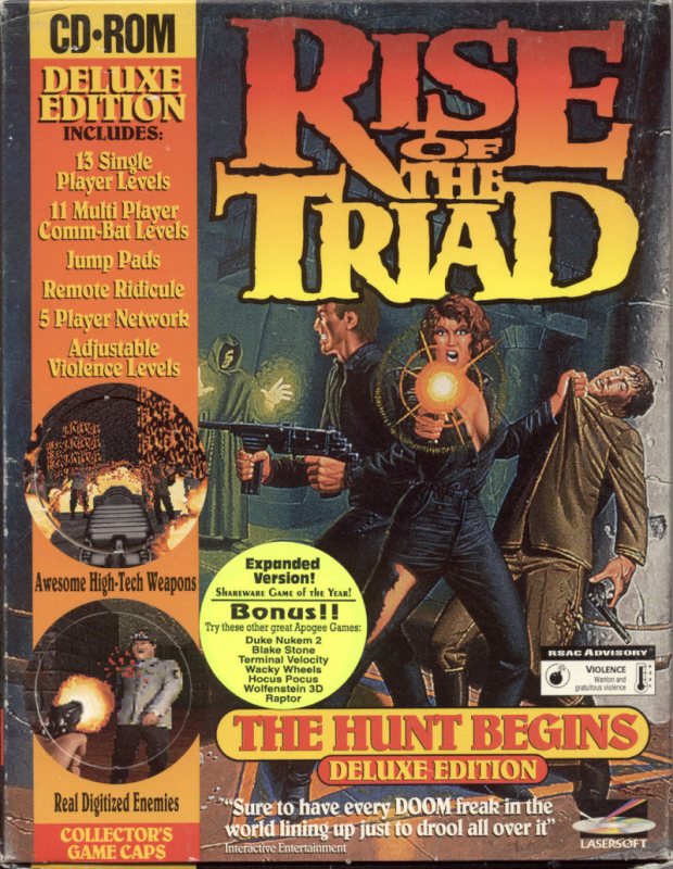 Rise Of The Triad - The Hunt Begins box art