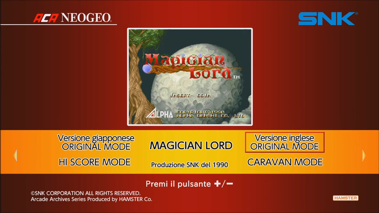 Aca Neogeo Magician Lord — sstitle (WOR)