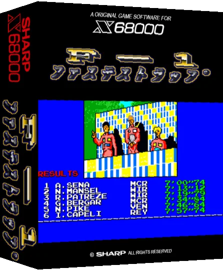 F-1 Fastest Lap — box-3D (SS)