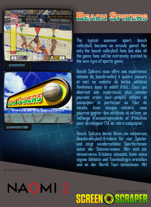 Beach Spikers: Virtua Beach Volleyball — box-2D-back (SS)