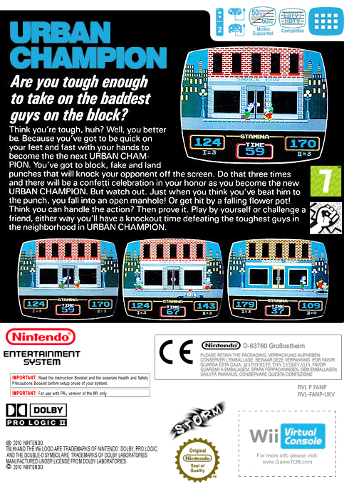 Urban Champion — box-2D-back (EU)