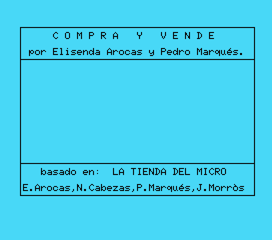 Compra Y Vende — sstitle (SP)
