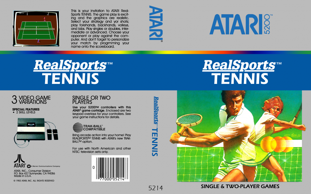 RealSports Tennis — box-texture (US)