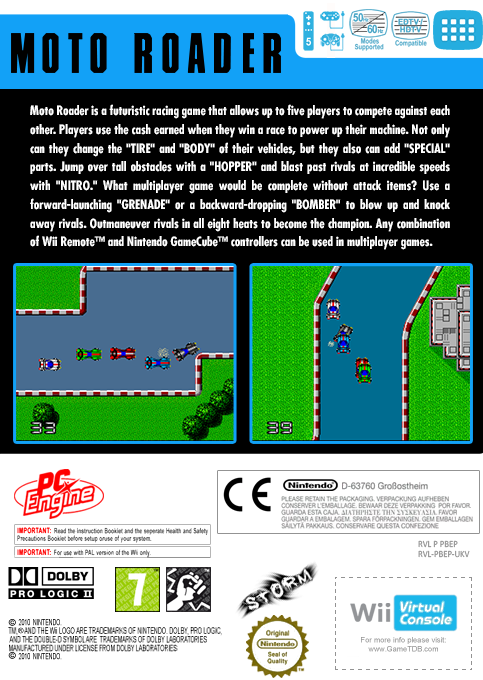 Moto Roader — box-2D-back (EU)