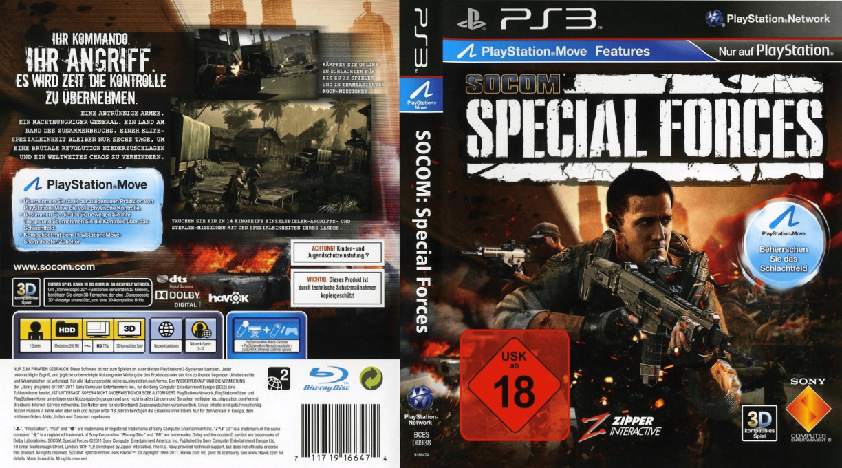 SOCOM - Special Forces — box-texture (DE)