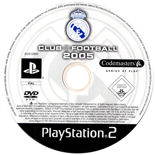 Club Football 2005 - Real Madrid — support-texture (EU)