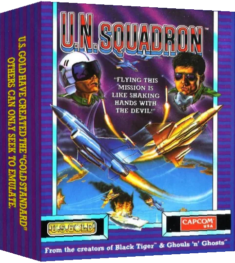 U.N. Squadron — box-3D (EU)
