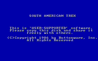 South American Trek — sstitle (WOR)