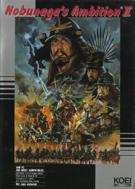 Nobunaga's Ambition 2 box art