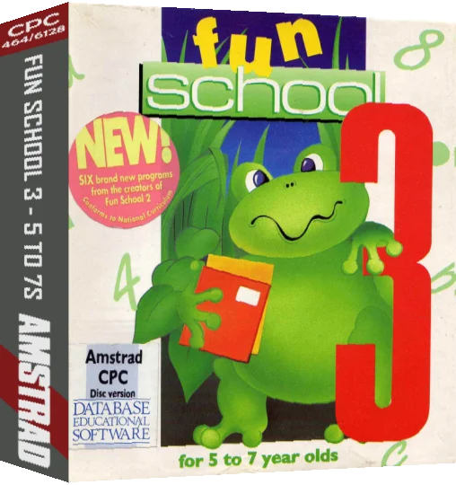 Fun School 3 - for 5 to 7 Year Olds — box-3D (EU)