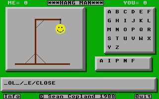 Hang Man — ss (WOR)