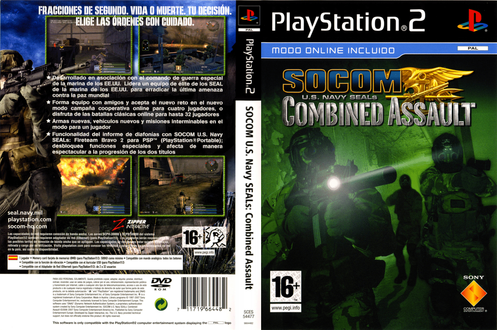 Socom - U.s. Navy Seals - Combined Assault — box-texture (SP)