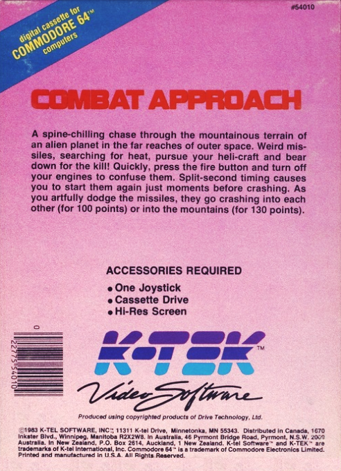 Combat Approach — box-2D-back (US)