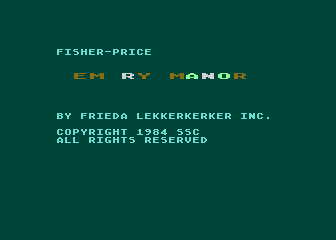Memory Manor — sstitle (WOR)
