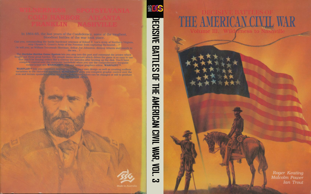 Decisive Battles Of The American Civil War, Vol. 3 — box-texture (US)