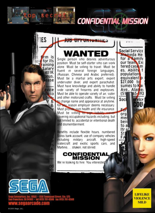 Confidential Mission box art