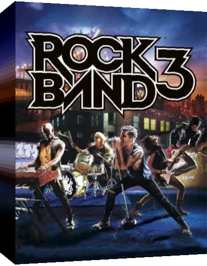 Rock Band 3 — box-3D (US)