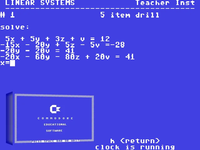 Linear Systems — mixrbv2 (WOR)