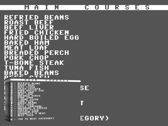 Plan a Menu — mixrbv2 (WOR)