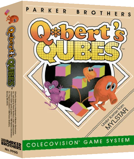 Q-bert's Qubes — box-3D (US)