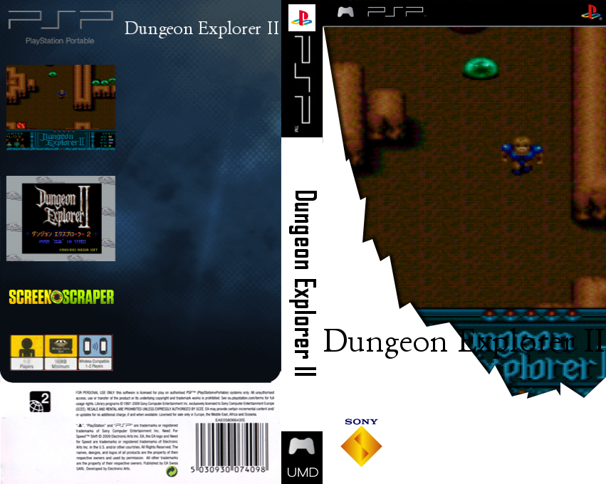 Dungeon Explorer II — box-texture (SS)