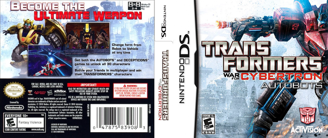 Transformers - War for Cybertron - Autobots — box-texture (US)