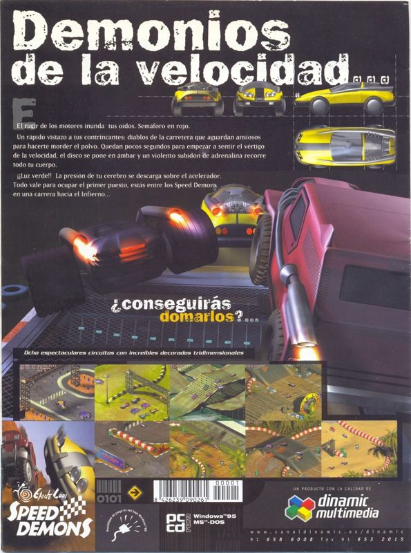 Speed Demons — box-2D-back (EU)
