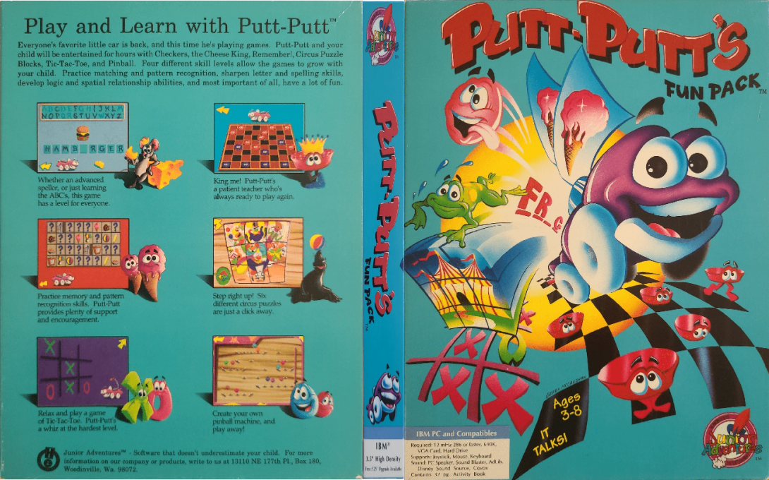 Putt-putt's Fun Pack — box-texture (US)